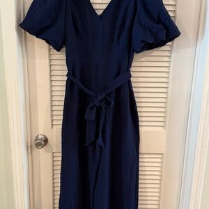 Lilly Pulitzer Blue Kirrabelle Jumpsuit size 14